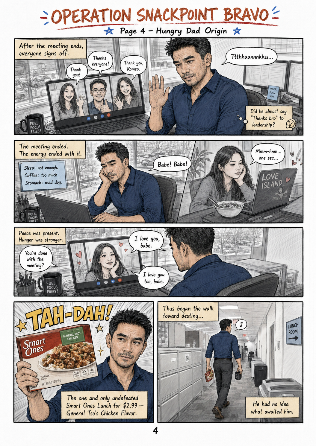 Operation SnackPoint Bravo comic page 4