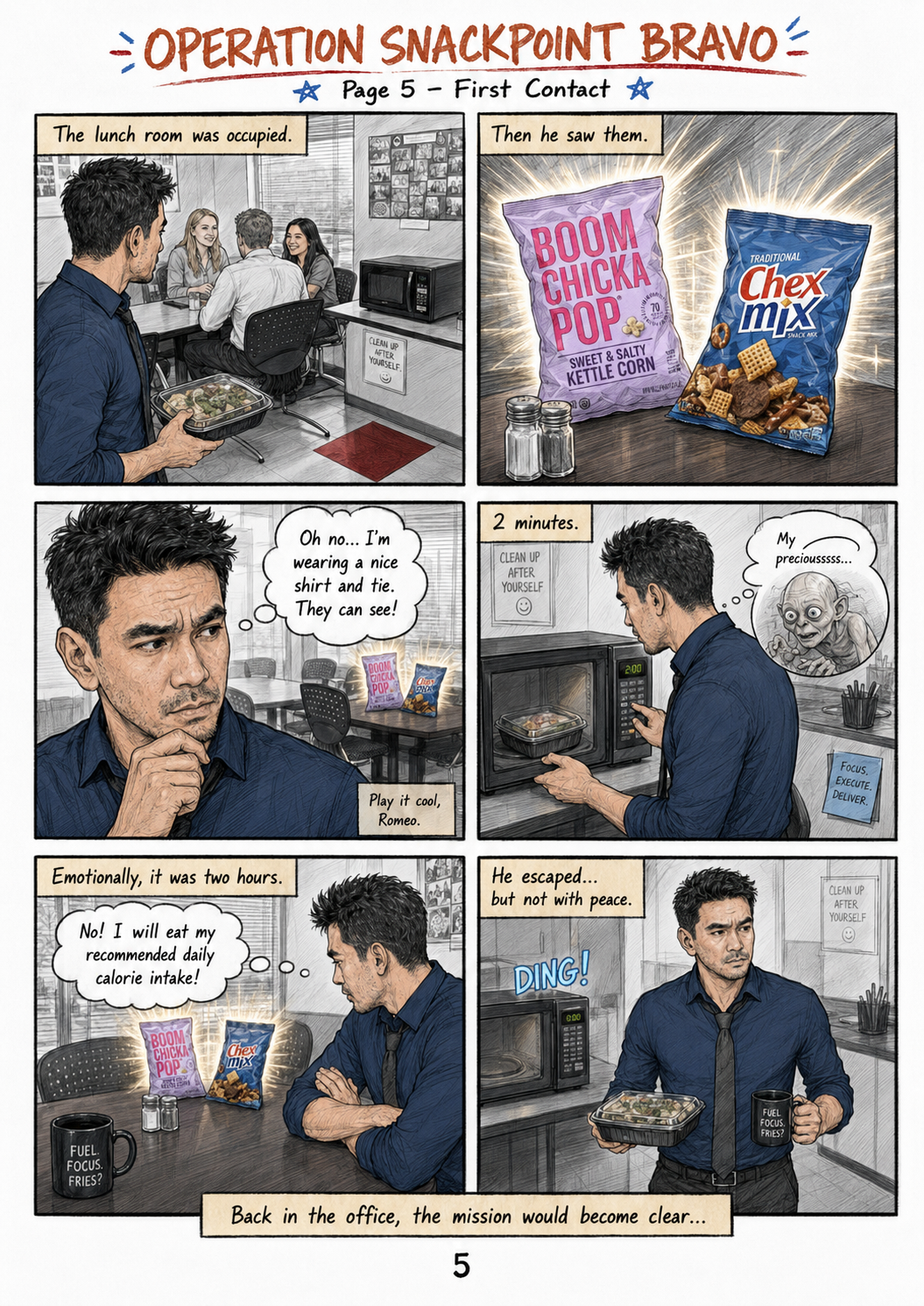 Operation SnackPoint Bravo comic page 5