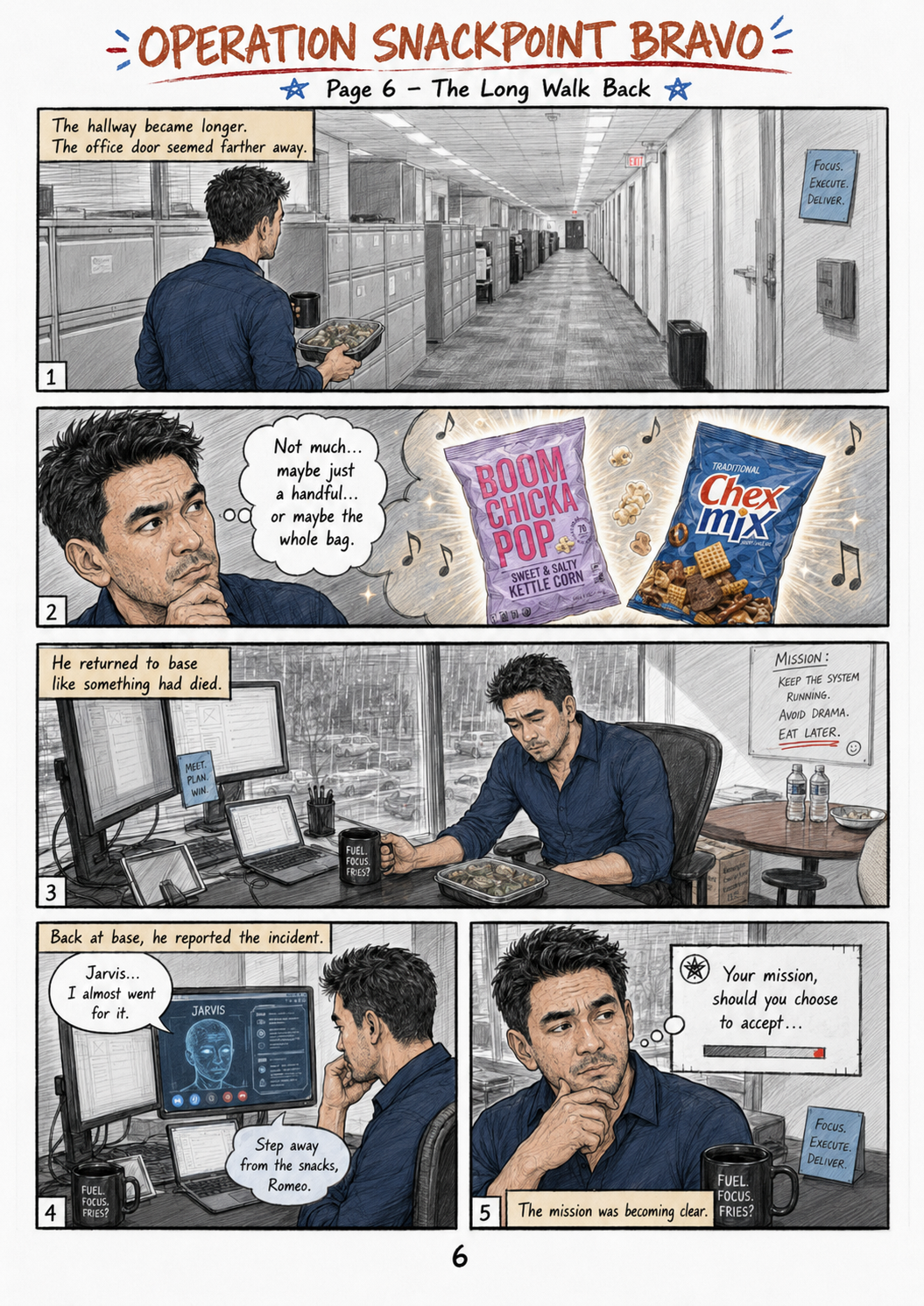Operation SnackPoint Bravo comic page 6
