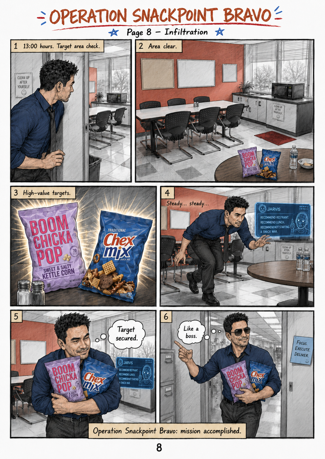 Operation SnackPoint Bravo comic page 8