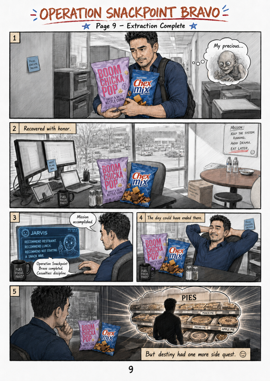 Operation SnackPoint Bravo comic page 9