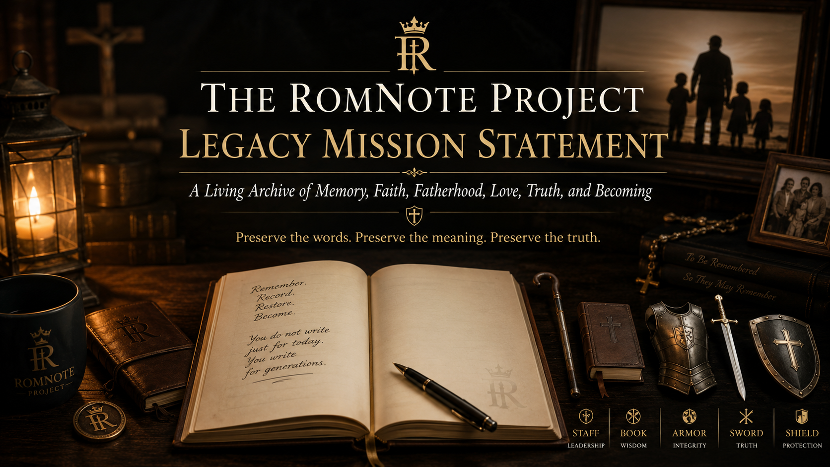 Legacy statement photo for The RomNote Project