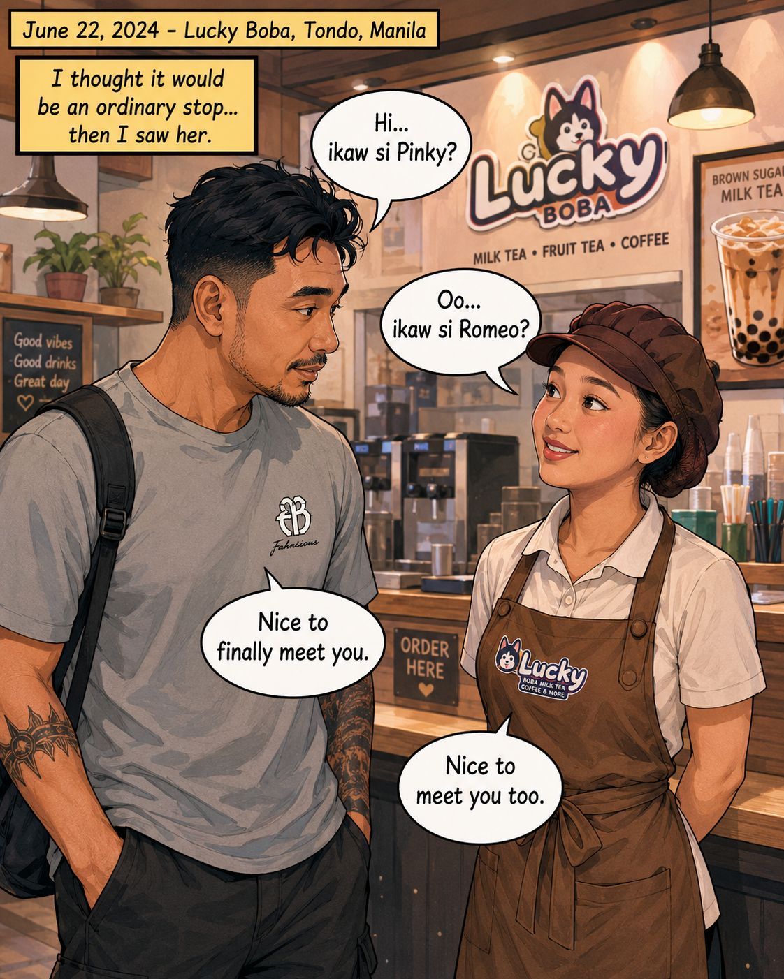 The Beginning of Us comic page 1