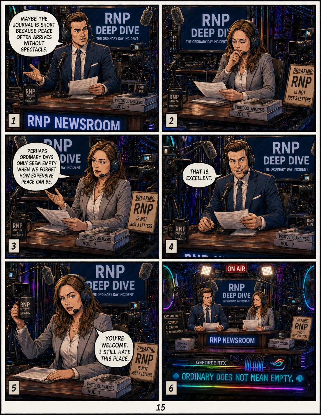 The Tiny Hosts of NotebookLM comic page 15
