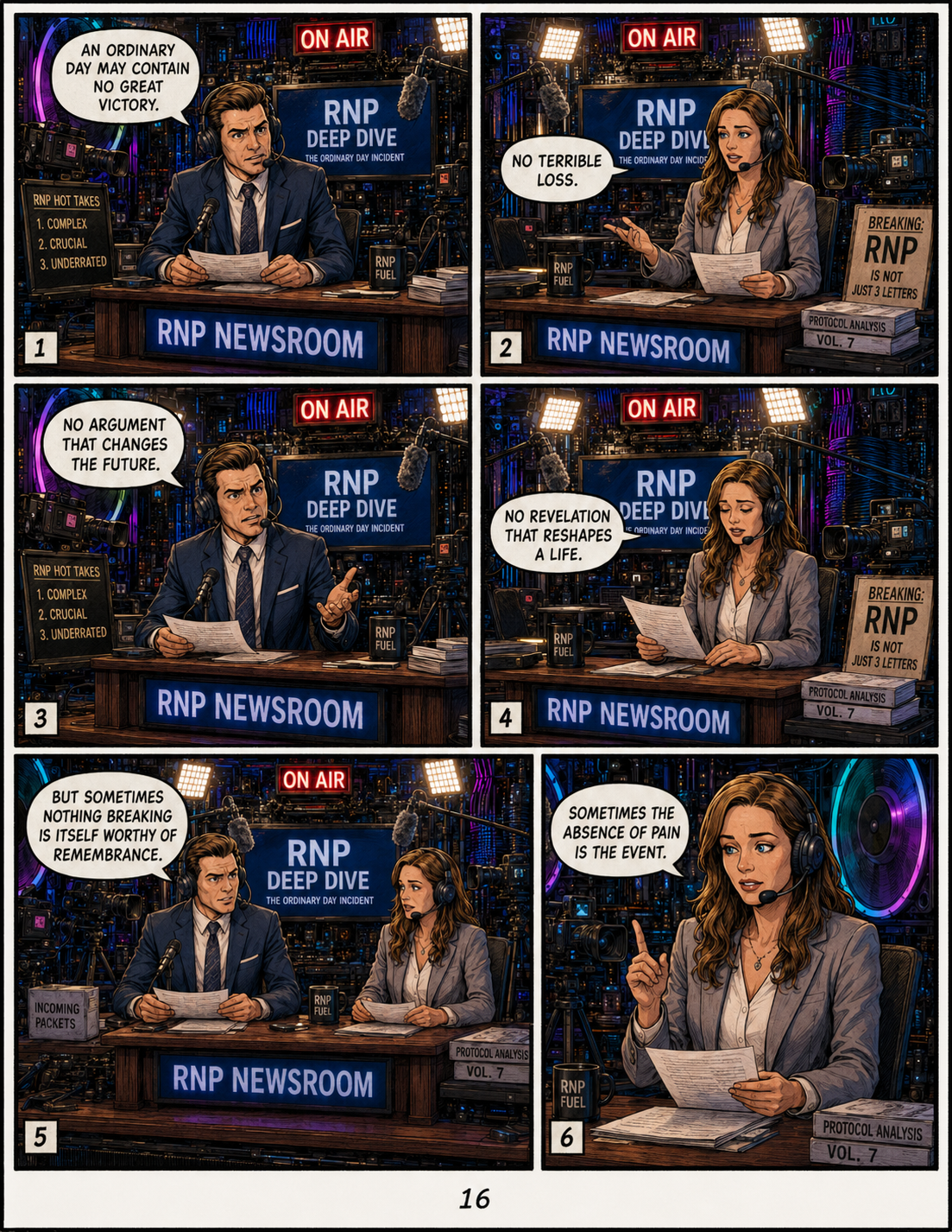 The Tiny Hosts of NotebookLM comic page 16
