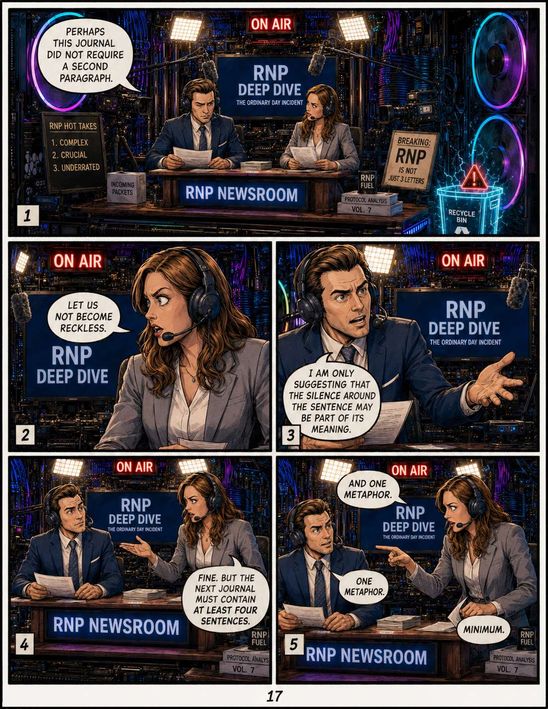 The Tiny Hosts of NotebookLM comic page 17