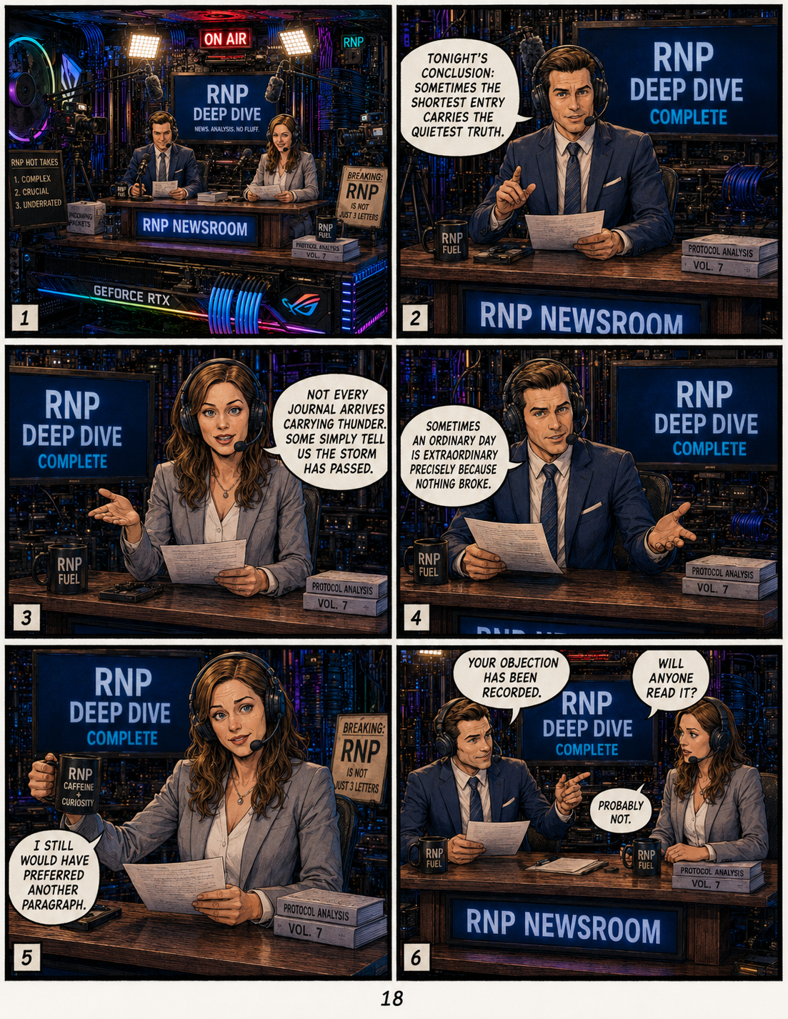 The Tiny Hosts of NotebookLM comic page 18
