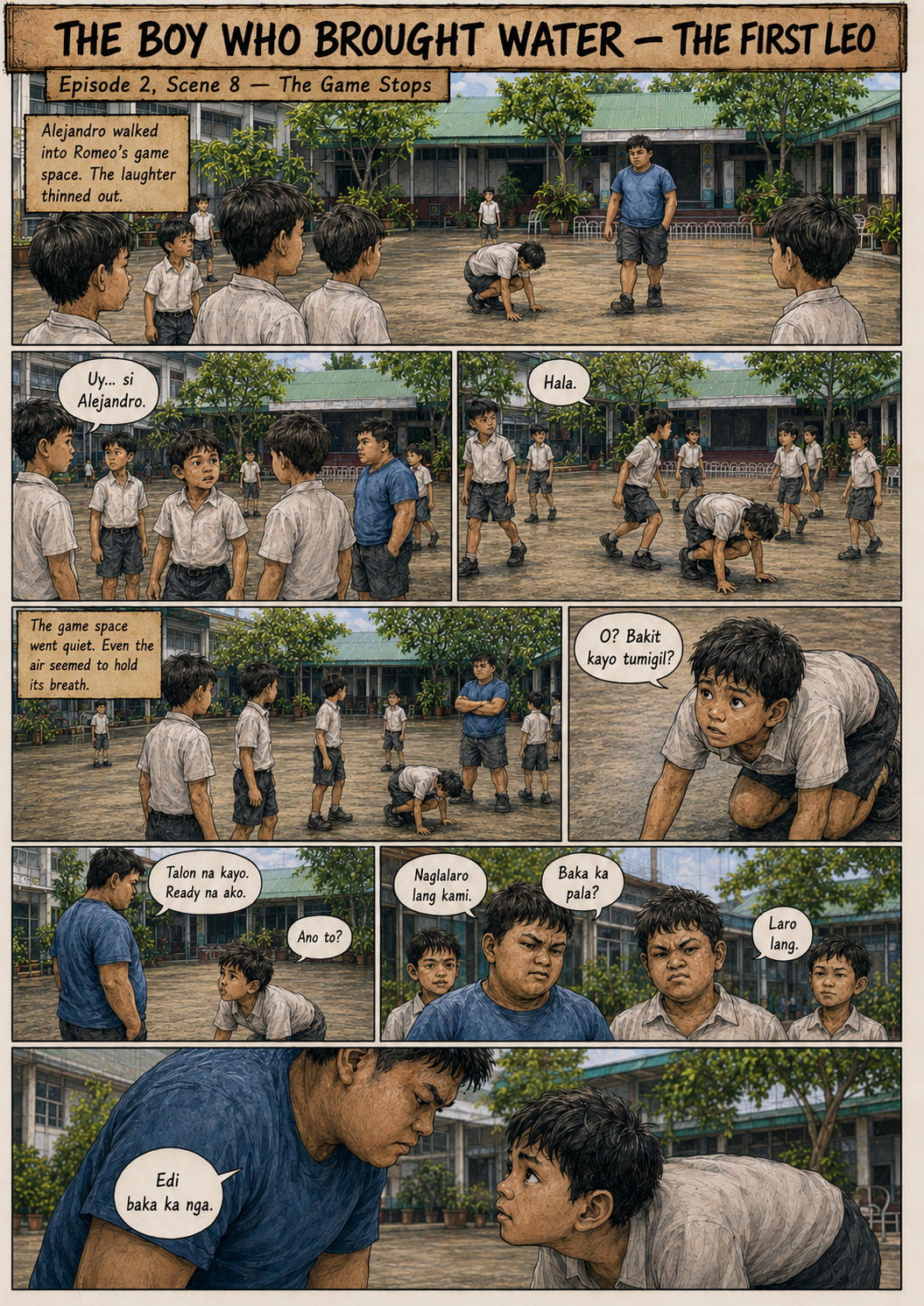 The First Leo Comic Archive Episode 2 Luksong Baka: Patay Kang Bata Ka! — Scene 8: The Game Stops