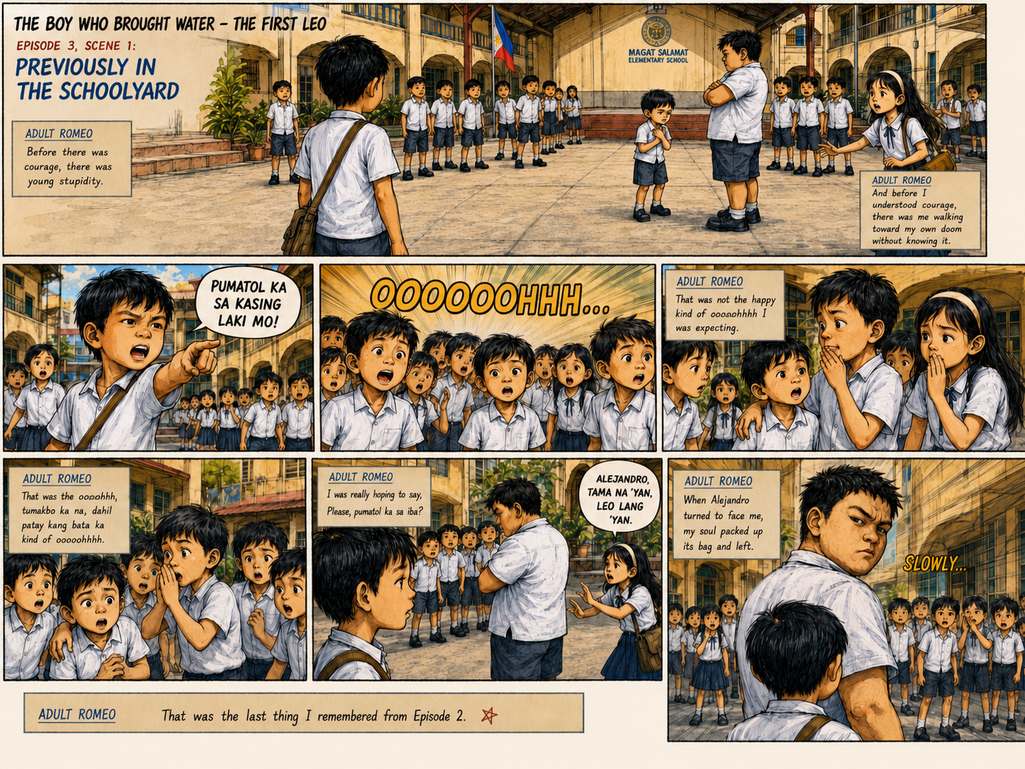 The First Leo Comic Archive Episode 3 The Bully Alejandro — Scene 1