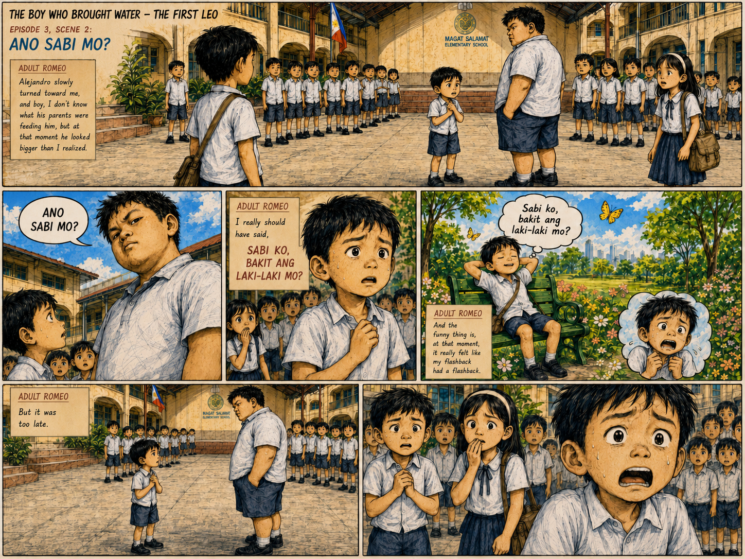 The First Leo Comic Archive Episode 3 The Bully Alejandro — Scene 2