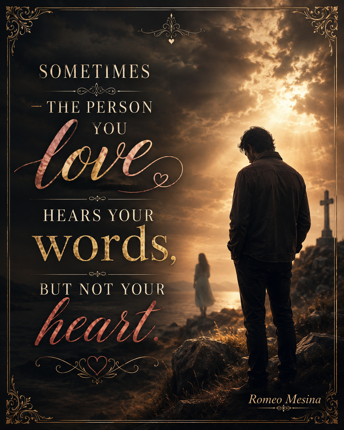 When The Other Person Does Not Hear You graphical inspiration poster